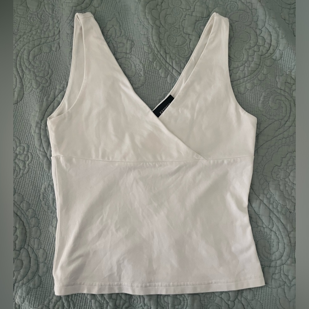 white cute tank